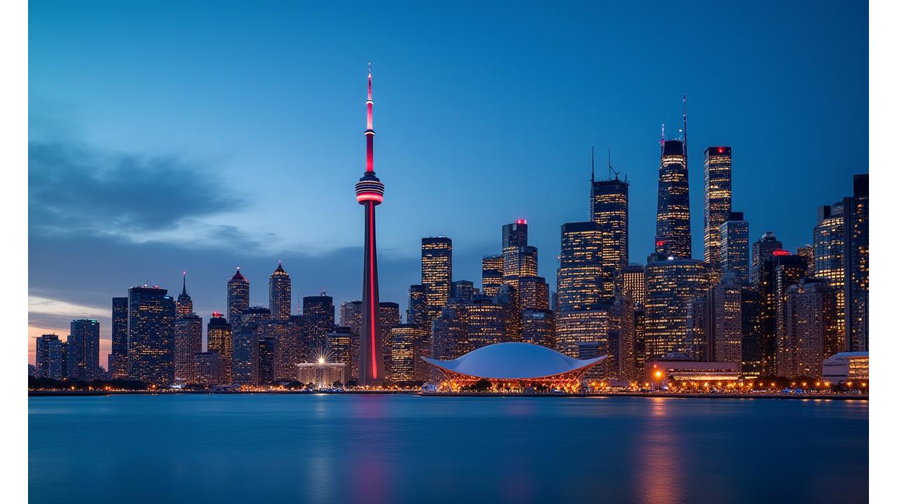 Panoramic view of the Toronto skyline at dusk, symbolizing growth and opportunity