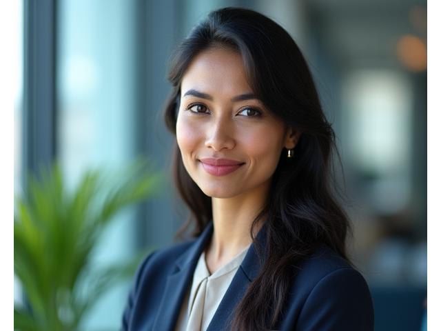 Portrait of Dr. Anya Sharma, ESG Analyst